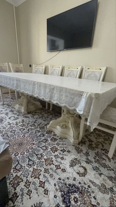 Стул 12шт стол 3м