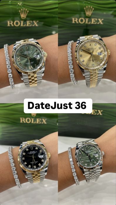 Rolex Date-Just Diamond Champagne 36mm ETA 3235
