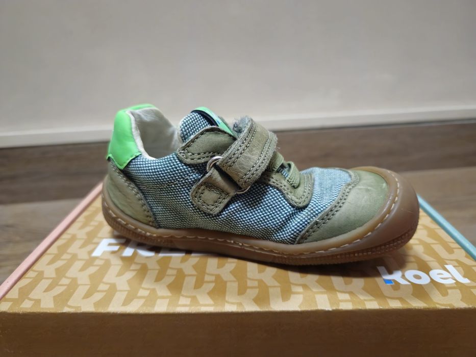 Детски боси обувки KOEL Dylan II Textile Olive