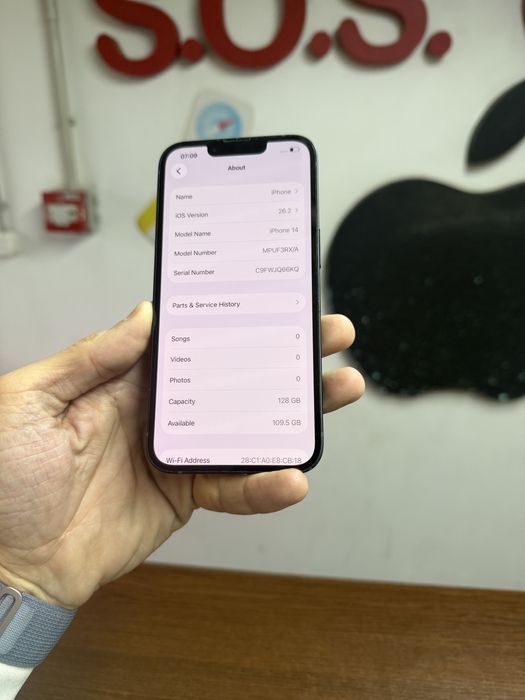 Vand Iphone 14 128Gb balck