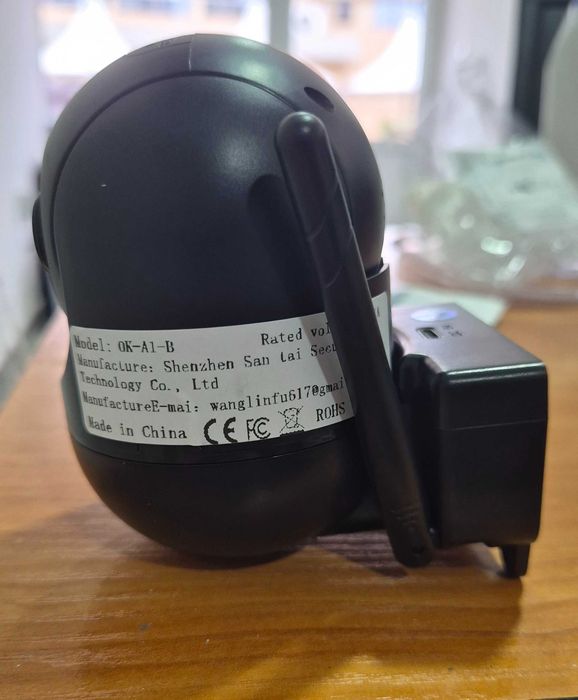 8MP 4K HD Wifi камера за видеонаблюдение черна