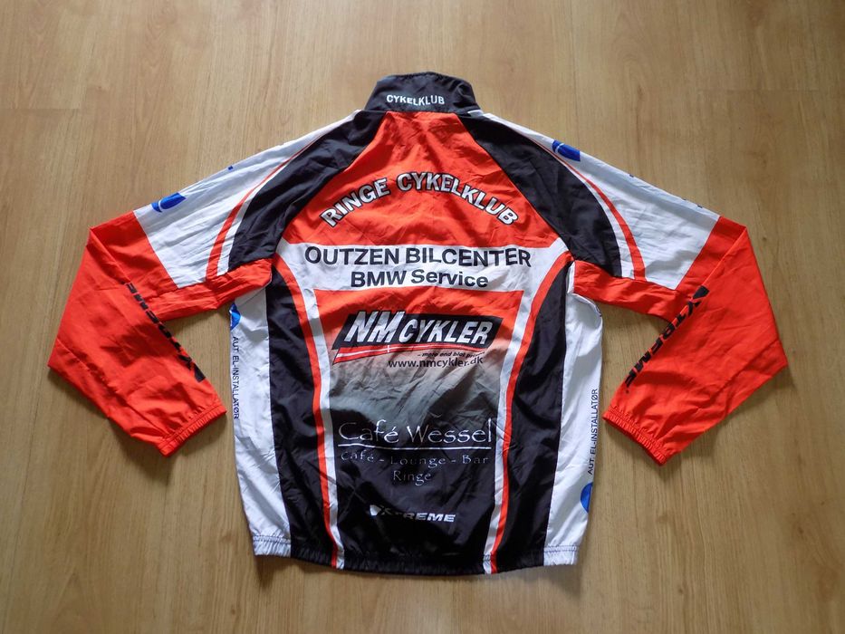 вело джърси xtreme/giordana горнище ветровка екип мъжко колоездене оригинал M/XL