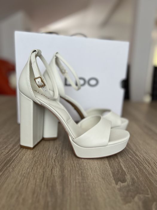 Sandale albe Aldo 39