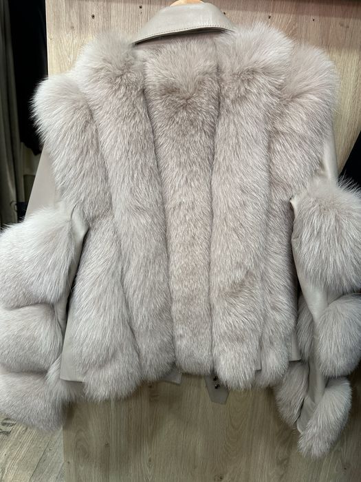 Дамско палто от естествен косъм