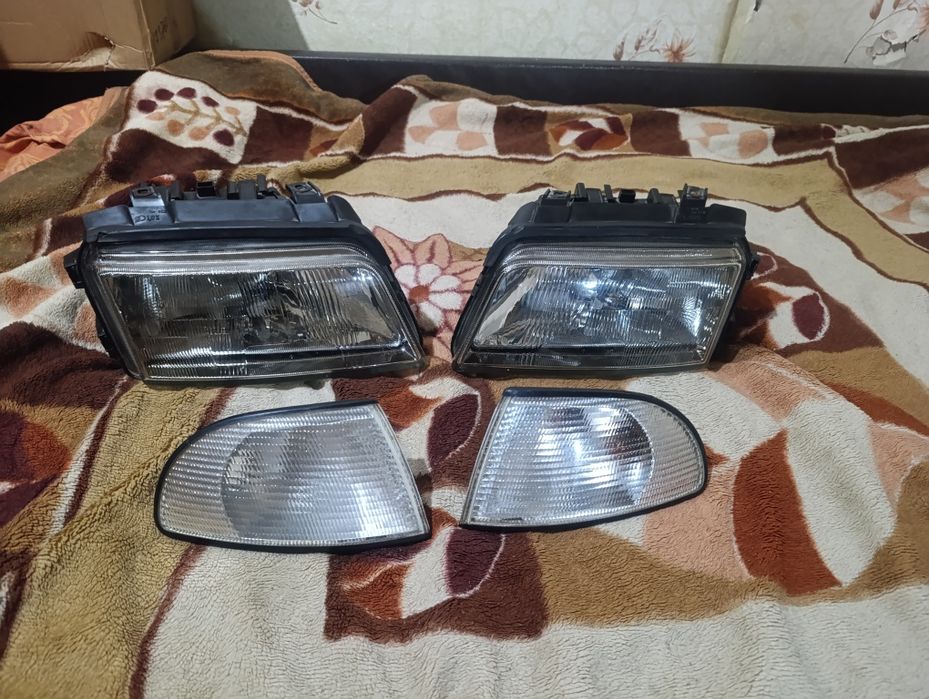 Фары на Ауди А4 В5 и поворотники