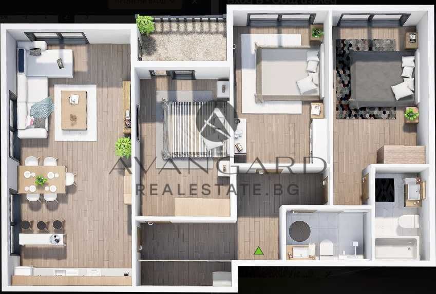 Продава се Четиристаен апартамент в Пловдив, Прослав - 139 кв.м за 805 €/кв.м - Снимка #1
