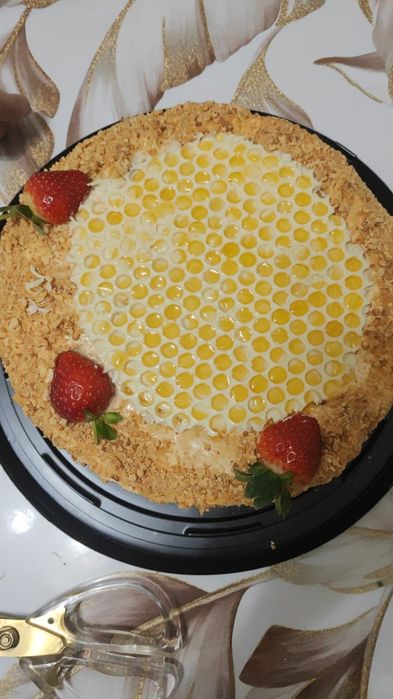 Домашний медовый торт