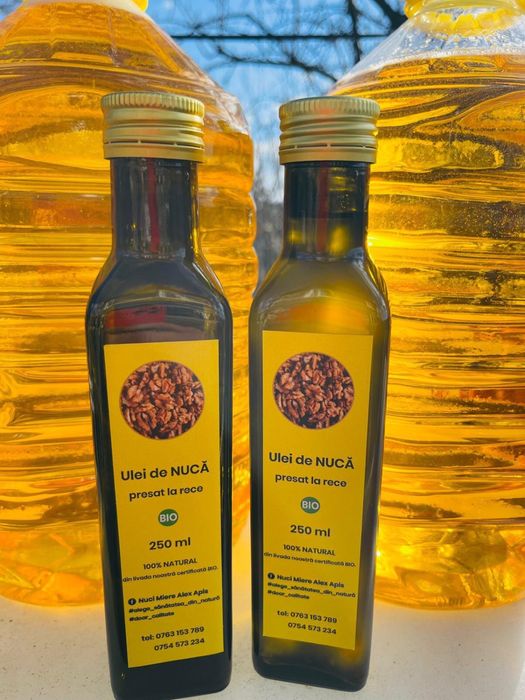 Ulei de nucă presat la rece 2026