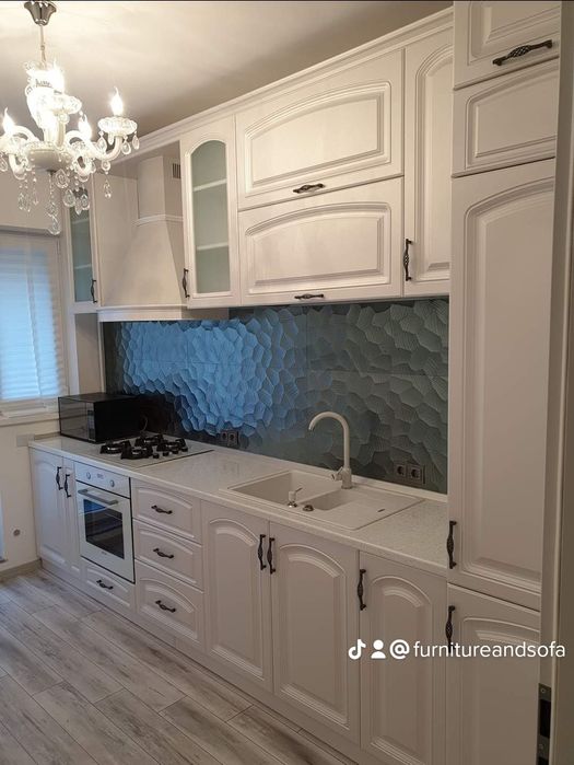 Bucatarie mdf fronturi frezate