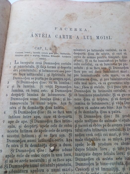 Biblie veche din anii 1873