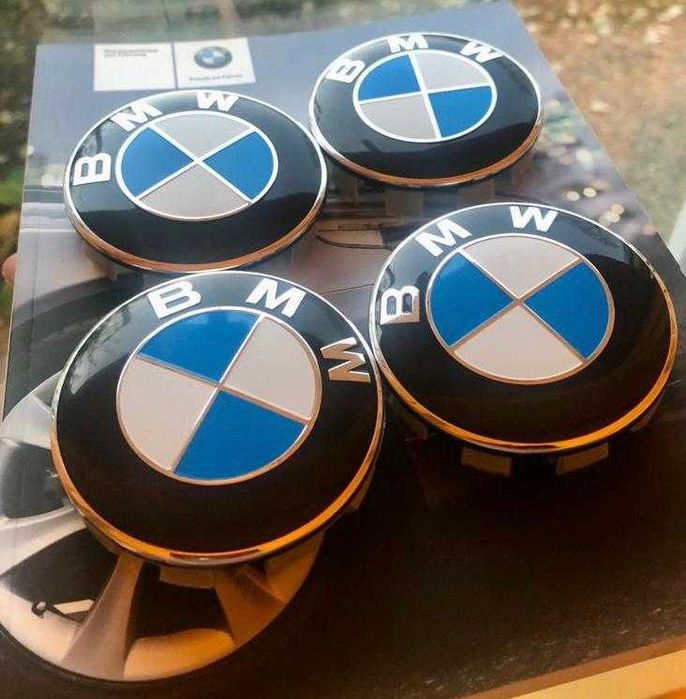 Capace janteBMW clasice/black white/black/aniversare/cutextclasice68mm