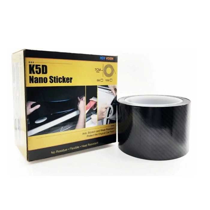 Фолио за прагове, 7CM Х 5M - K5D Карбон