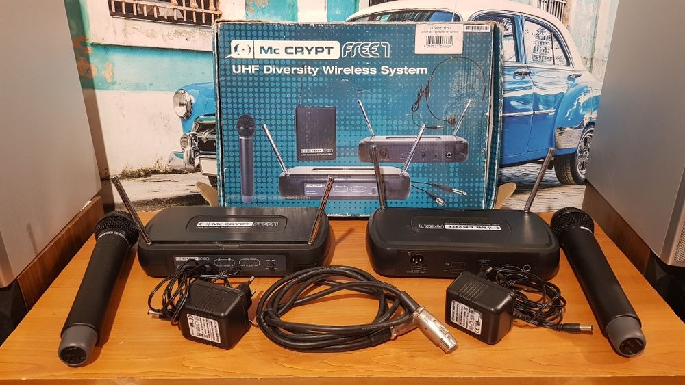 Microfon wireless - fara fir Mc Crypt Free 1 - ca Shure AKG Sennheiser