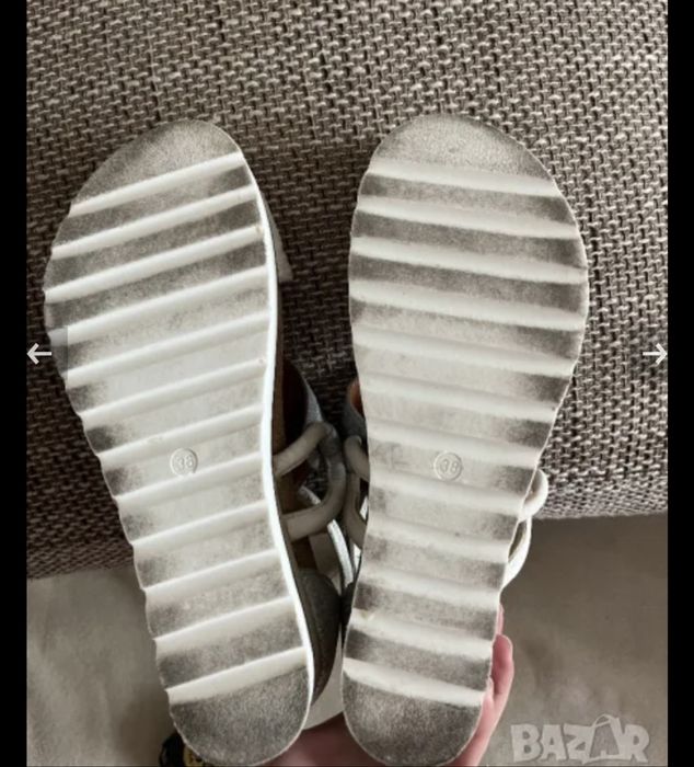 Страхотни сандали 38номер от ест. кожа-2бр.. и 36 розови