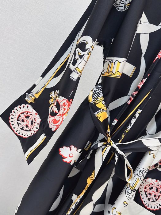 Платье Hermes шелк