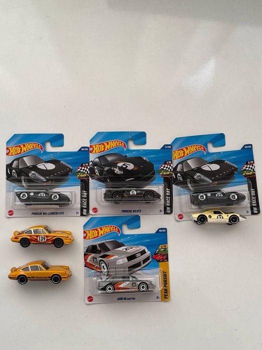 1:64 метални колички hot wheels porsche ausi quattro