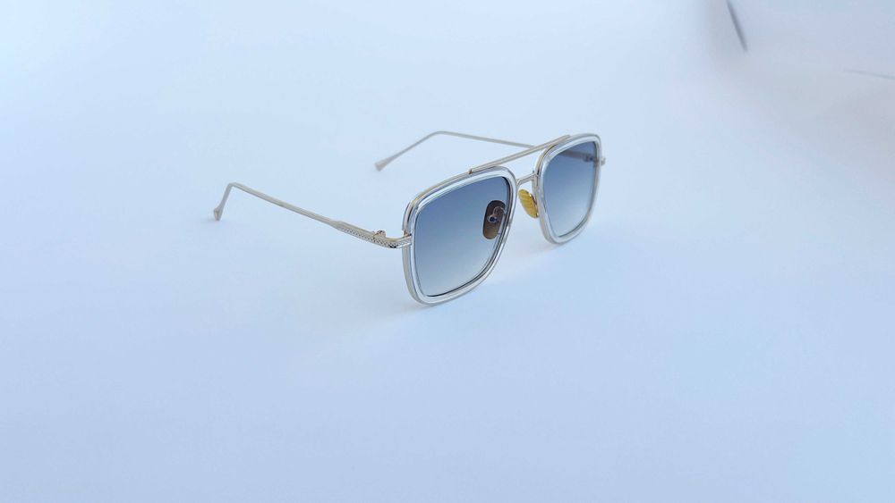 Ochelari de soare Dita Flight Style - Rama aurie Lentile negre