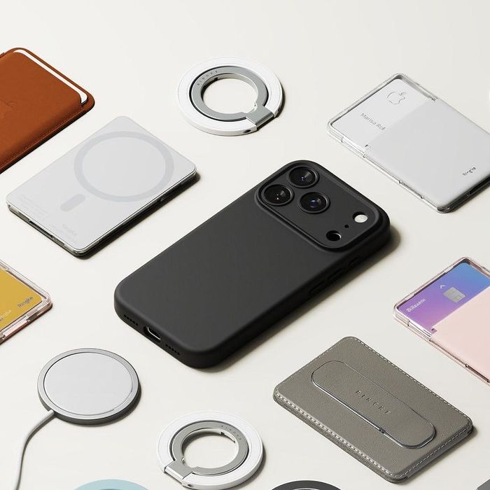 Ringke silicone magsafe калъф за iphone 17 pro – черен