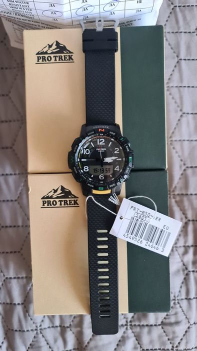 Casio Pro Trek prt-b50-1er нов с 2г гаранция