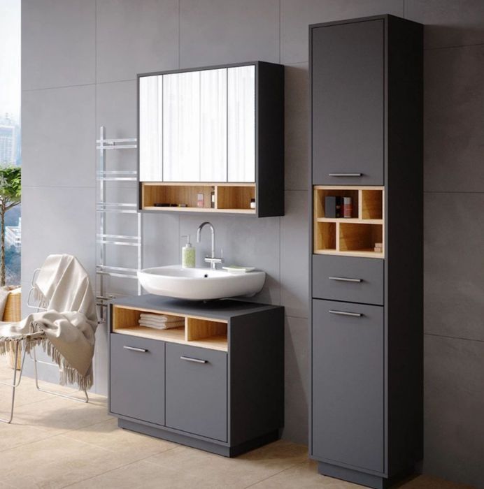 Шкаф за надмивка с огледало Vicco 3567