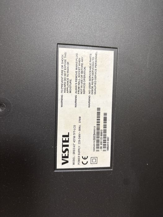 Продам телевизор Vestel 42”