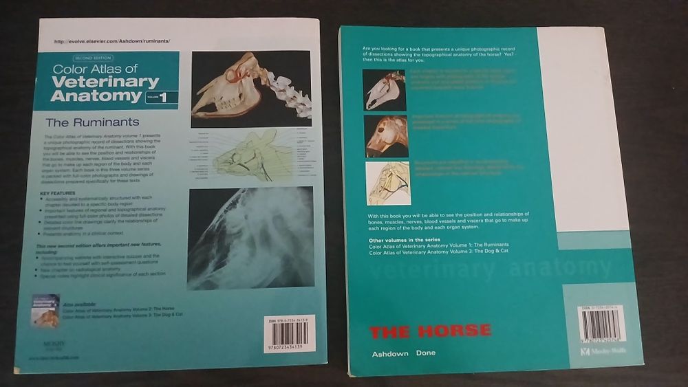 Цветни атласи по ветеринарна анатомия