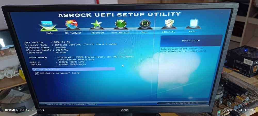 монитор AOC 2470swda Full HD LED