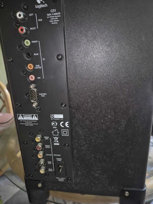 boxe Logitech 5+1