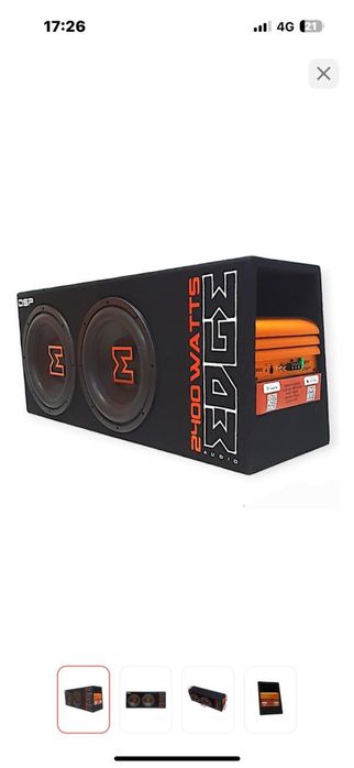 Сабвуфер EDGE 2400w
