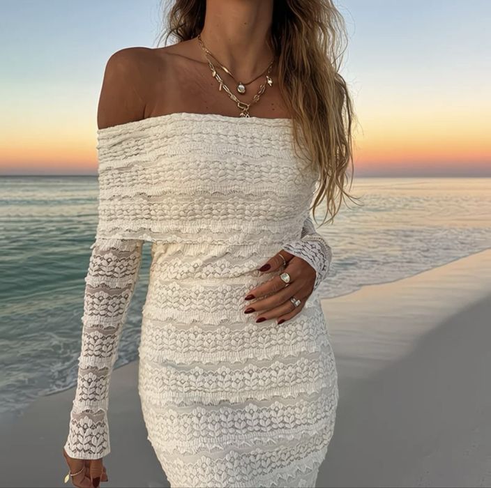 Пляжное платье модный