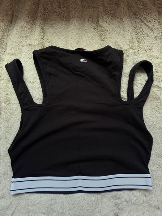 Къс топ Tommy Hilfiger
