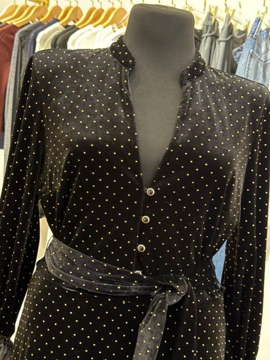 Велюровое Платье Zara