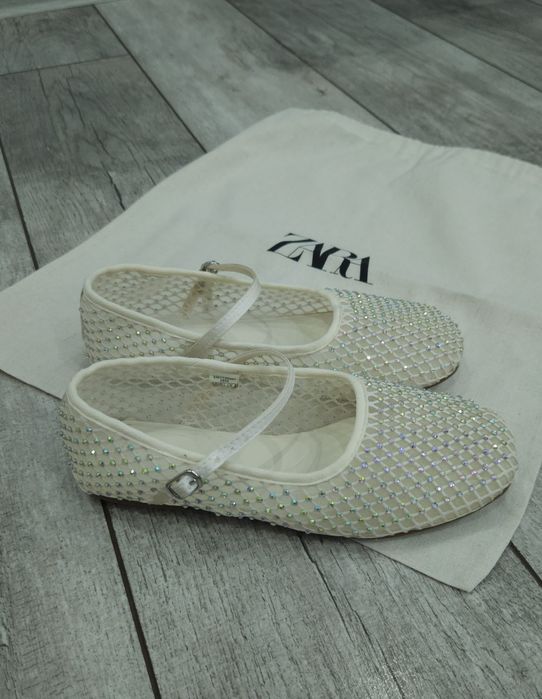 Детски балеринки с камъчета Zara