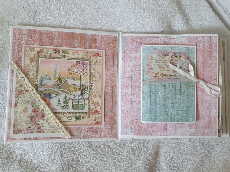 Album foto scrapbook "Pink Christmas"