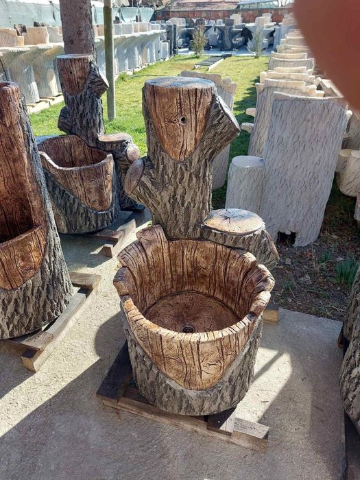 Мивка от щампован бетон