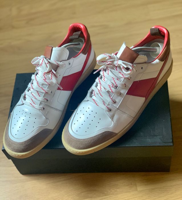 Adidasi barbati piele IL Passo cu cutie / pantofi sport albi