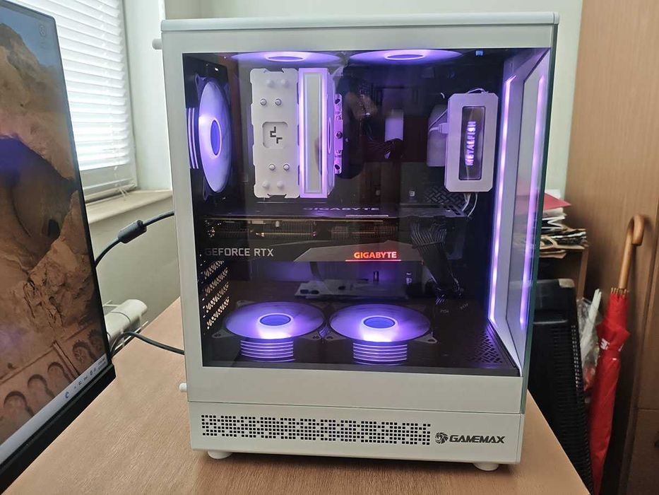 Геймърски компютър, Ryzen 7500F, Rtx 3060Ti, 1tb Nvme, 16gb DDR5