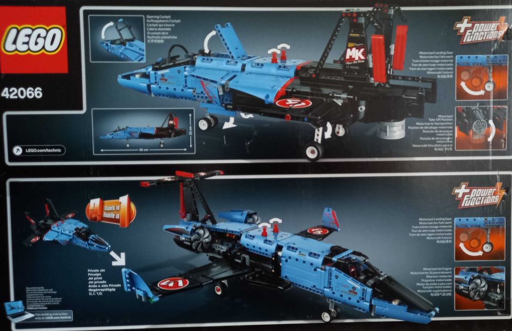 Конструктор Лего - Реактивен самолет за състезания