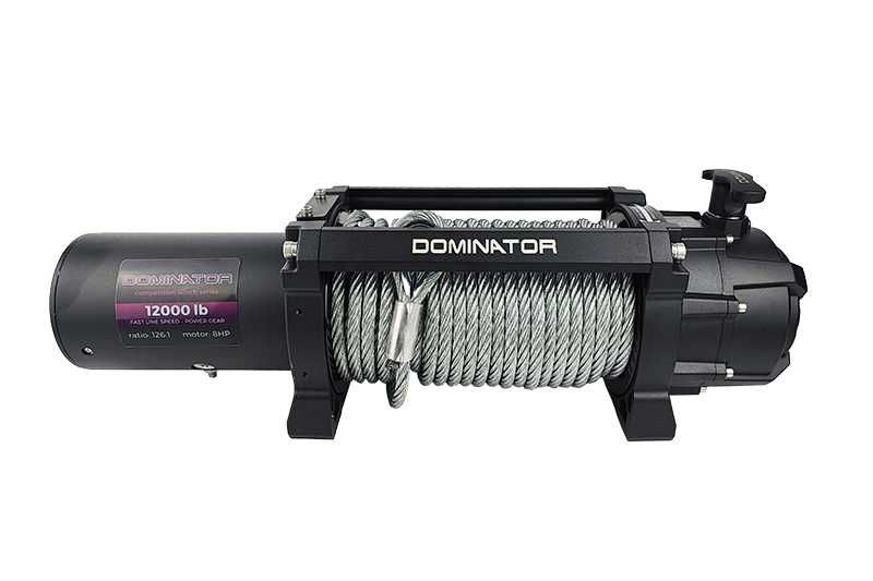 Лебедка DOMINATOR D12000PG W 12V/24V - 5443 kg - за джип, пътна помощ