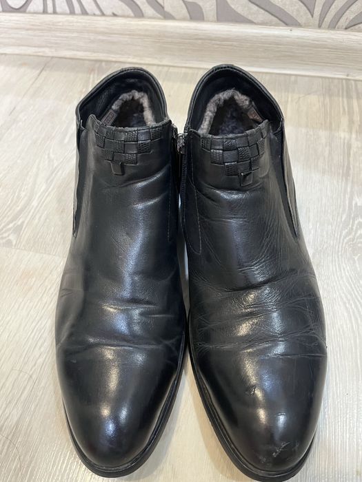 Сапоги мужские кожаные Basconi