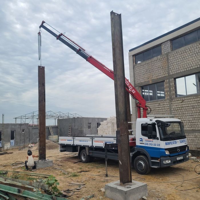 Manipulyator xizmati 20 tonnagacha | Услуги манипулятора до 20 тонн