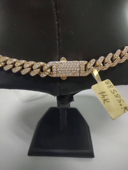 Lant cuban aur 14k (efn)