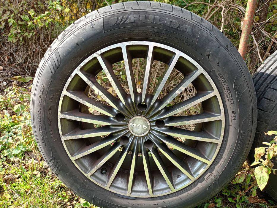 Алуминиеви джанти 16 " 5Х114.3  "Мак" с летни гуми