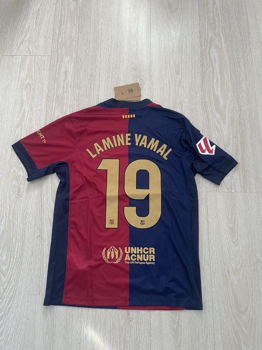 Tricou fotbal Lamine Yamal Barcelona  Home 2025 La Liga
