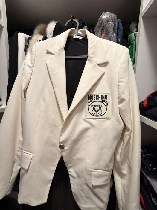 Сако Djofra - бяло сако moschino