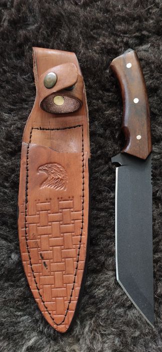 Танто ловджийски нож  / Корен отех / Ръчна изработка