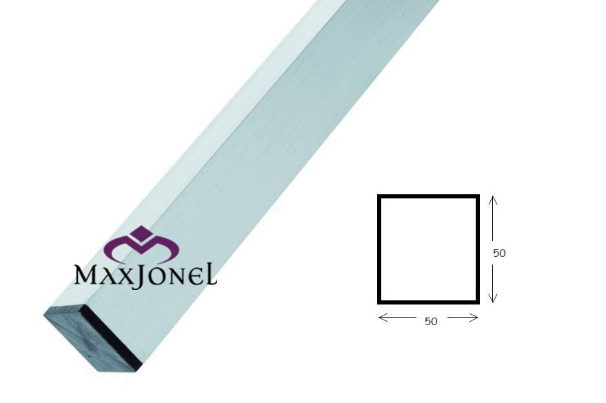 Dreptar aluminiu rectangular 50x50x1.5mm