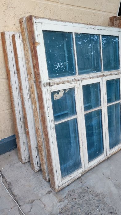 Ағаш терезелер- деревянные окна