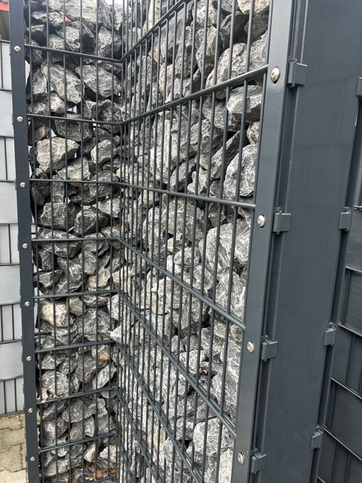 Gard rezistent tip Gabion , panou 6/5/6 , 8/6/8 Antracit zincat
