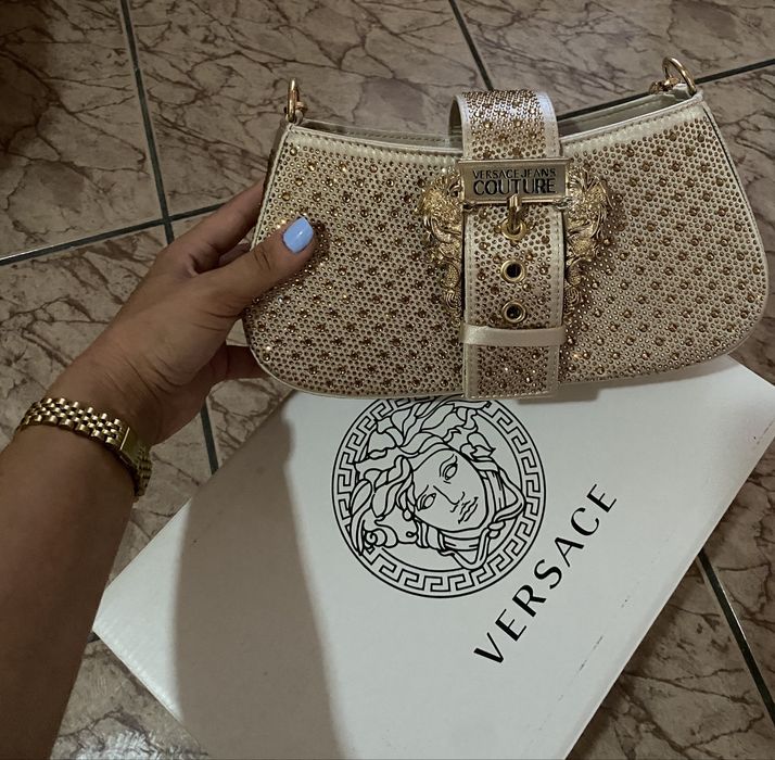 Дамска чанта Versace с кутия чисто нов